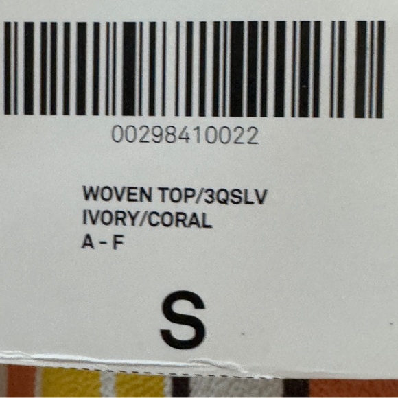 Forever 21 Striped Tie Front Woven Crop Top Small Women - Picture 11 of 14